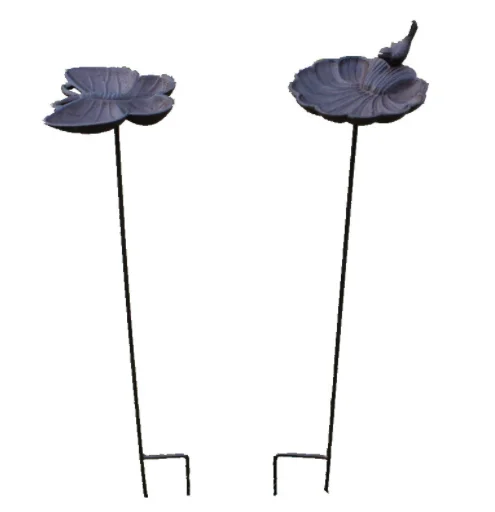 

Wholesale Metal bird feeder butterfly shape design seed tray for bird feeder plug in outdoor garden backyard decor