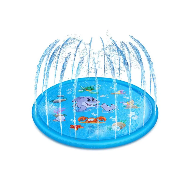 

Inflatable Sprinkler Pad Water Play Mat Sprinkle and Splash Play Mat for Outdoor Swimming Beach Lawn Children Kids, Customized color