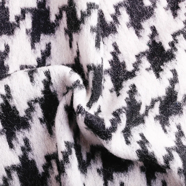 yarn dyed women houndtooth fabric