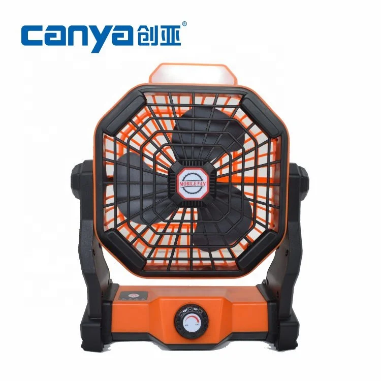 Popular Handheld Mini Portable Electric Standing LED Fan Light for Outdoor Activity