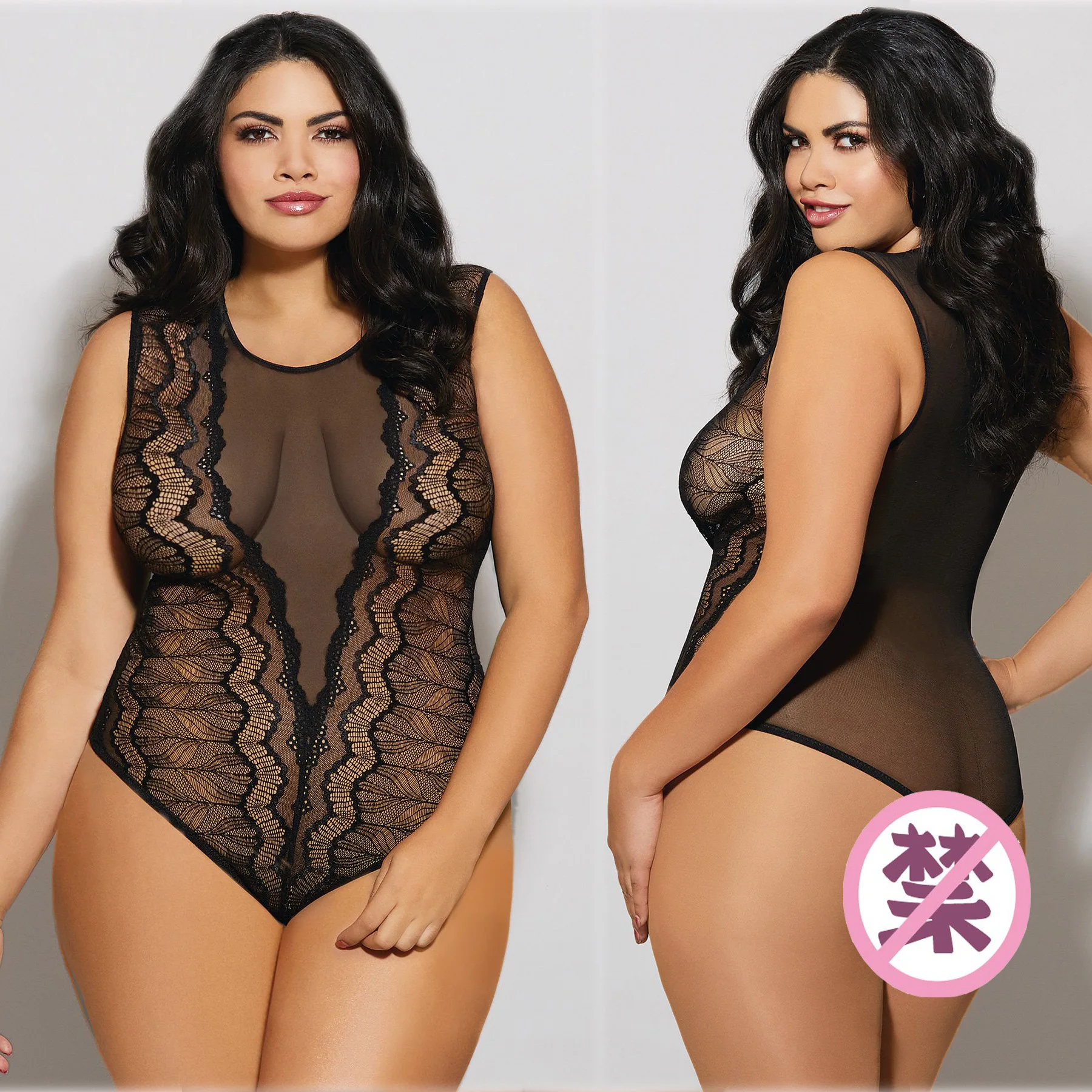 

NY-0878 New Amazon Hot Sales Plus Size Women Lingerie Sexy Hot Transparent Erotic