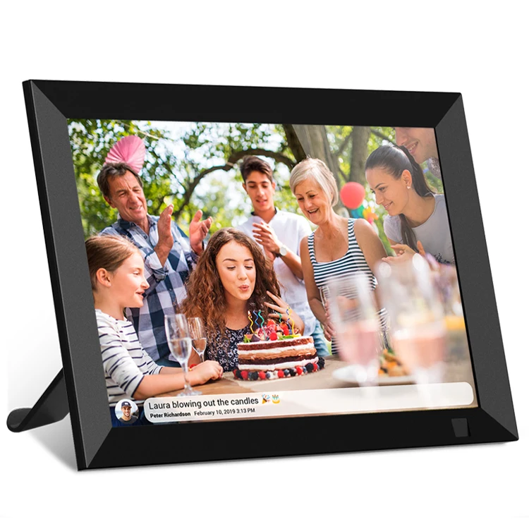 

Always be with Family and Friend 9.7 Inch Frame With 2K 1366*768 Touch Screen via frameo app HDMI smart WiFi Digital Photo Frame