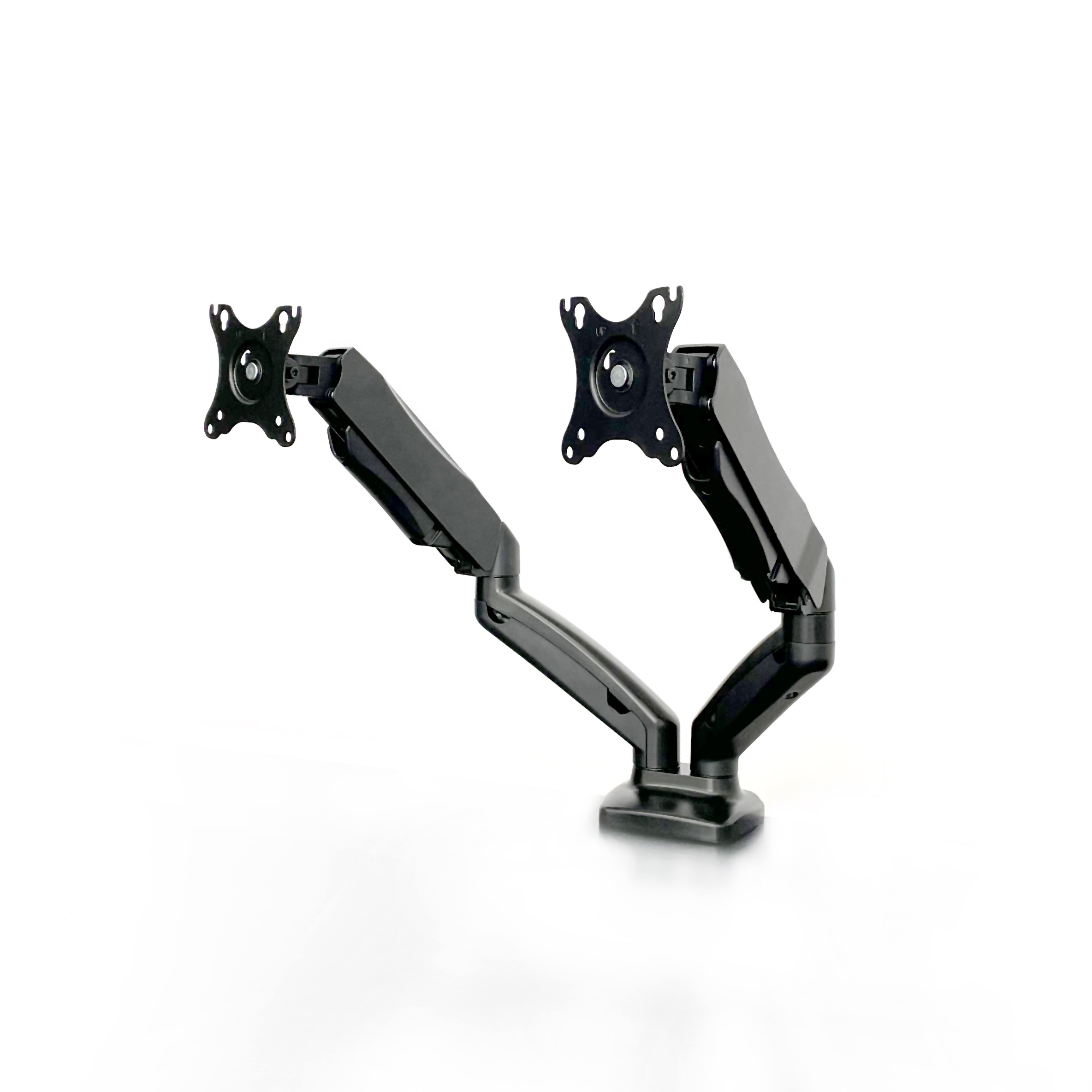 

Gas Spring Mount for 10''-27'' Computer Monitor Dual Arms Monitor Stand, Black