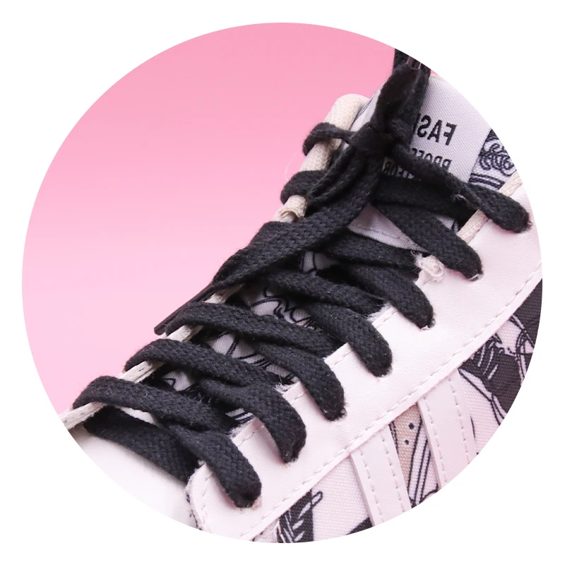 

Coolstring Shoes accessories Manufacturer polyester cotton Width 0.7CM Shoelaces Hot Sale shoelace shoe laces for Trendy Shoes