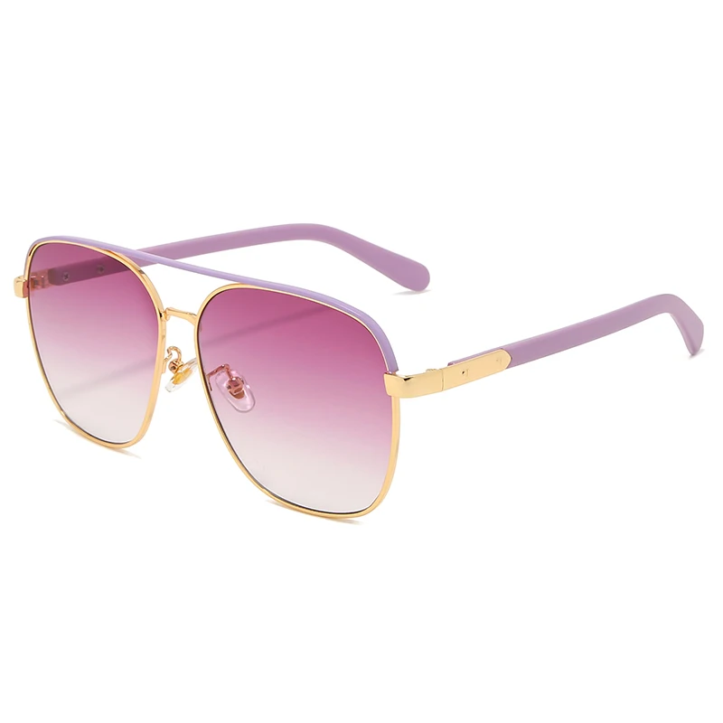 

Faral 2021 womens glasses Metal design Sunglasses 88012 UV400 round Gradient color Shades aesthetic Sun Glasses, 6 colors
