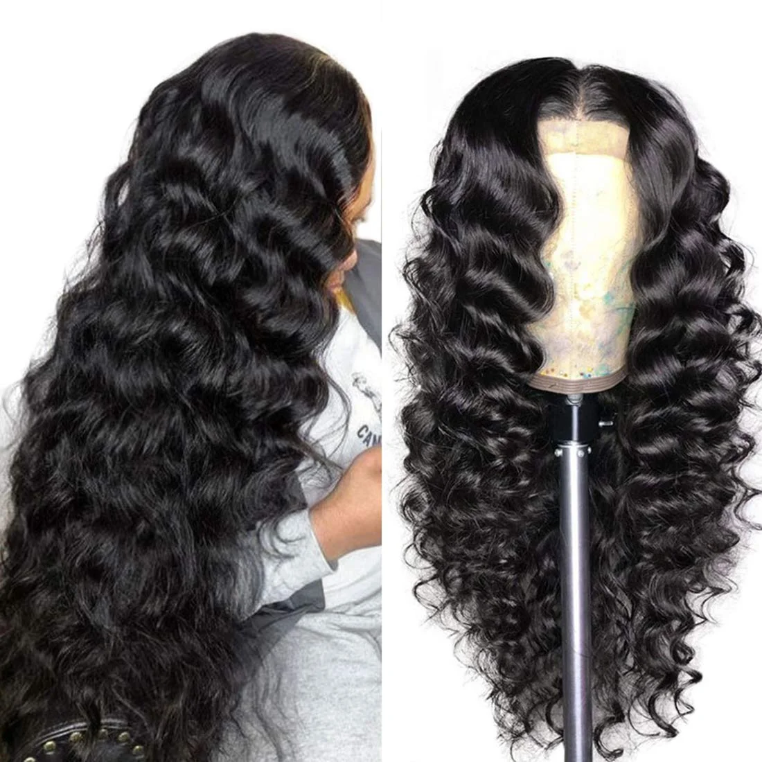 

wholesale cheap virgin human hair wigs hd transparent swiss lace front wigs 100% raw brazilian hair wigs fro black women