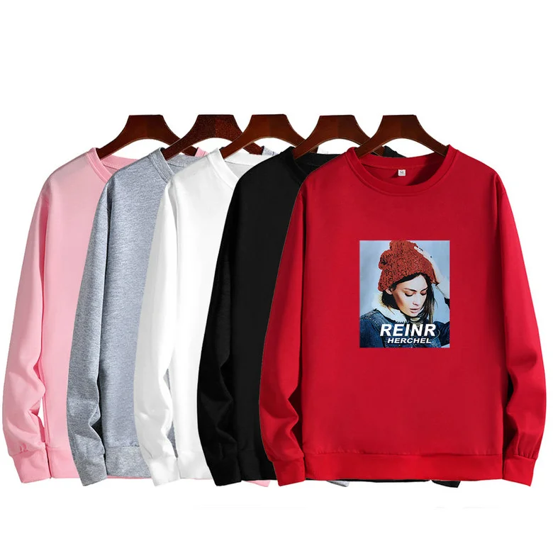 Harajuku Hoodies custom print Sweatshirts  Hip Hop Winter Basic Hoodies