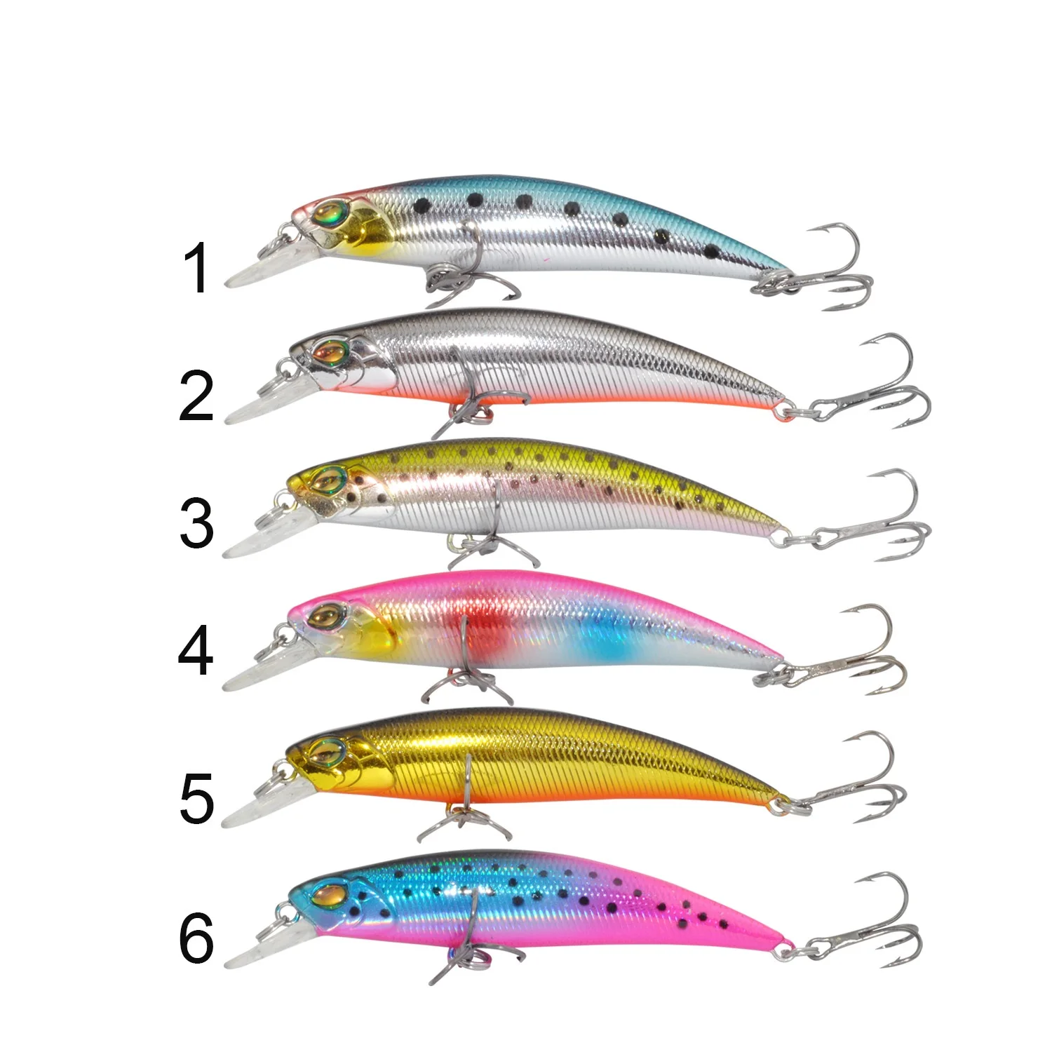 

Manufacturer Small Sinking Hard Minnow 70mm 8.9g Sinking Hard Fishing Lures for Saltwater