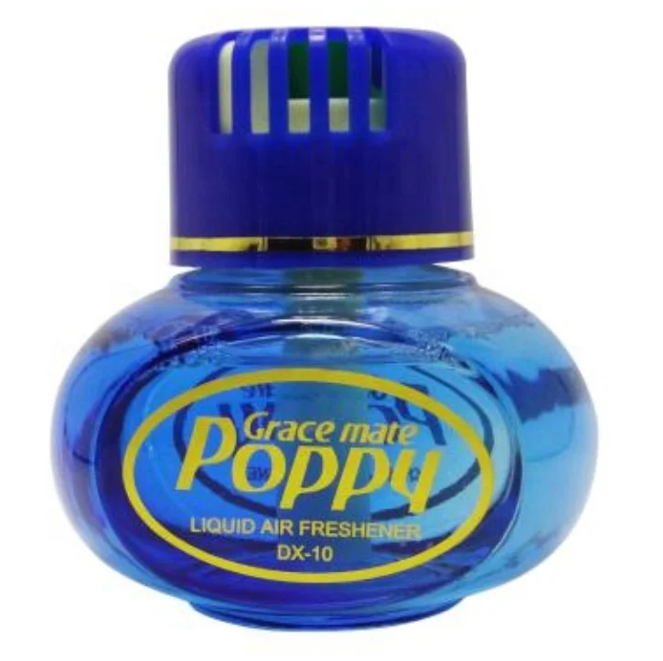 
Liquid car air freshener Grace mate car air freshener poppy with led light base 