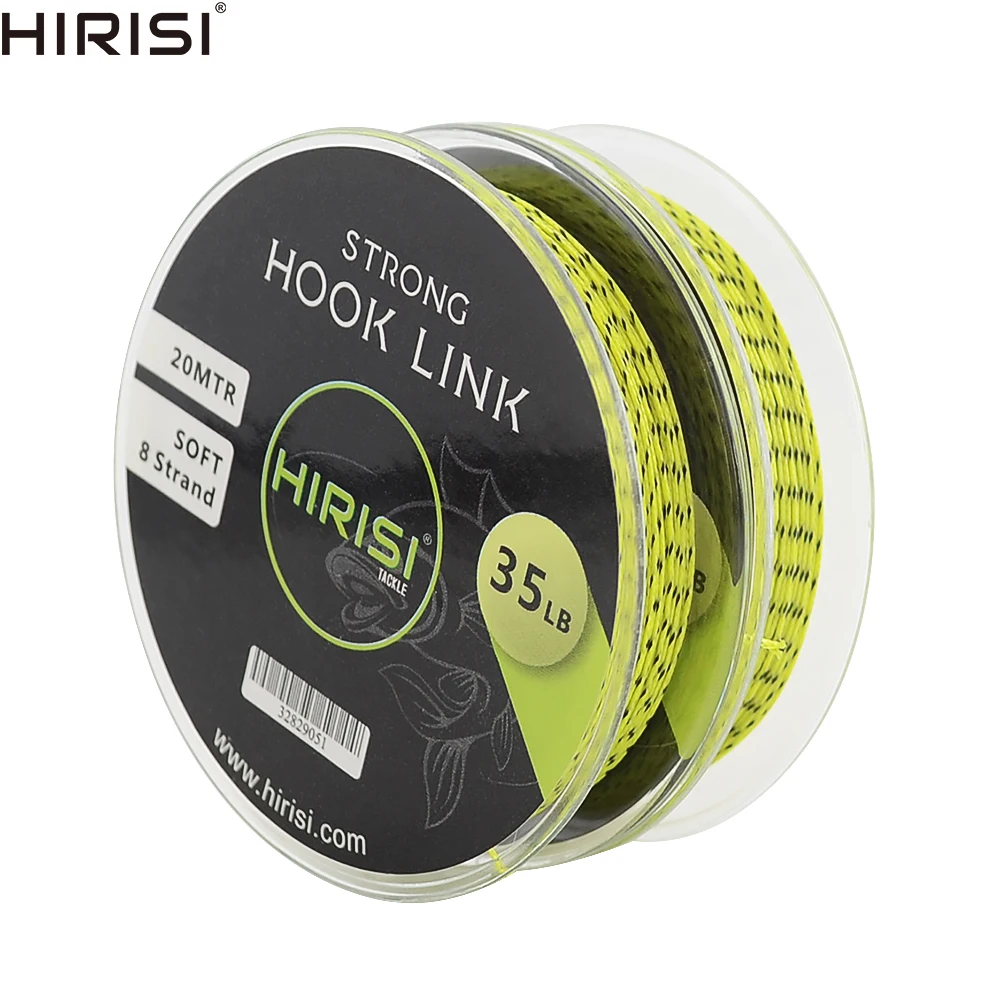 

Carp Fishing Line 8 strand Braided Hook Link 20m Three Size Coarse Carp Fishing Tackle