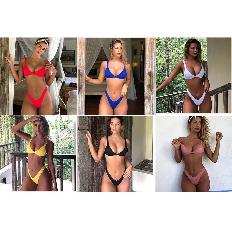 

2021 Hot Selling Summer Swimwear Bikini Beachwear Swimwear Women Sexy Bikini, Picture shows