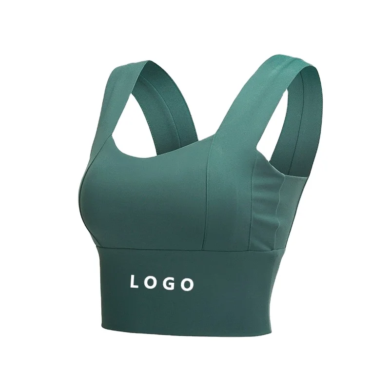 

2021 Wholesale Fashion Blank Quick Dry Breathable Women Sports Fitness Gym Seamless Yoga Bra, Custom