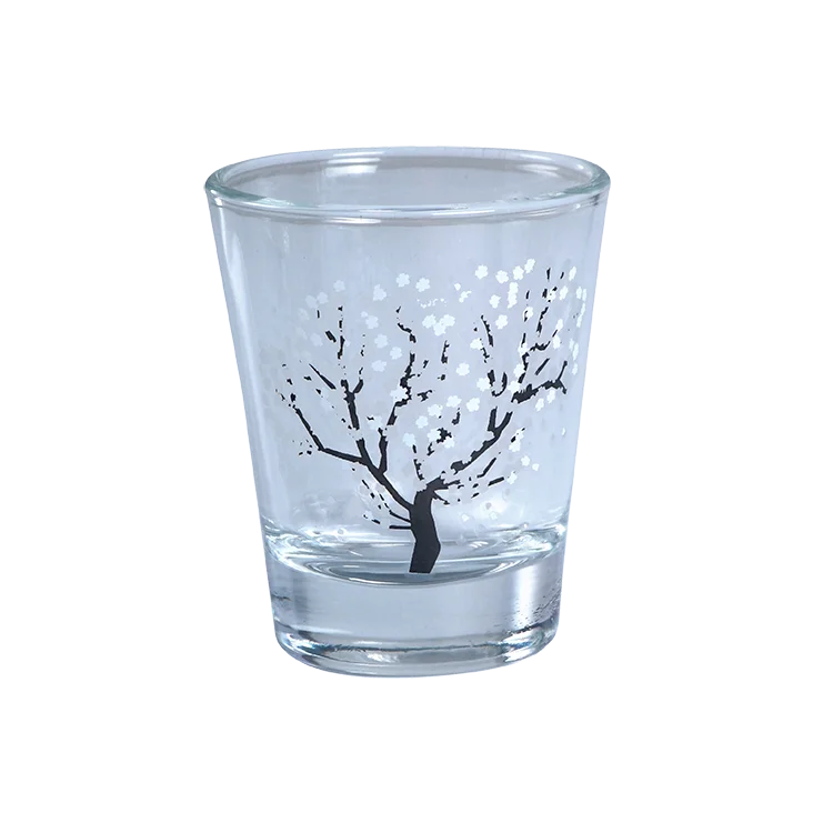 Stock 2oz Whiskey Shot Glass Cold Color Changing Flowers Cup Buy Shot