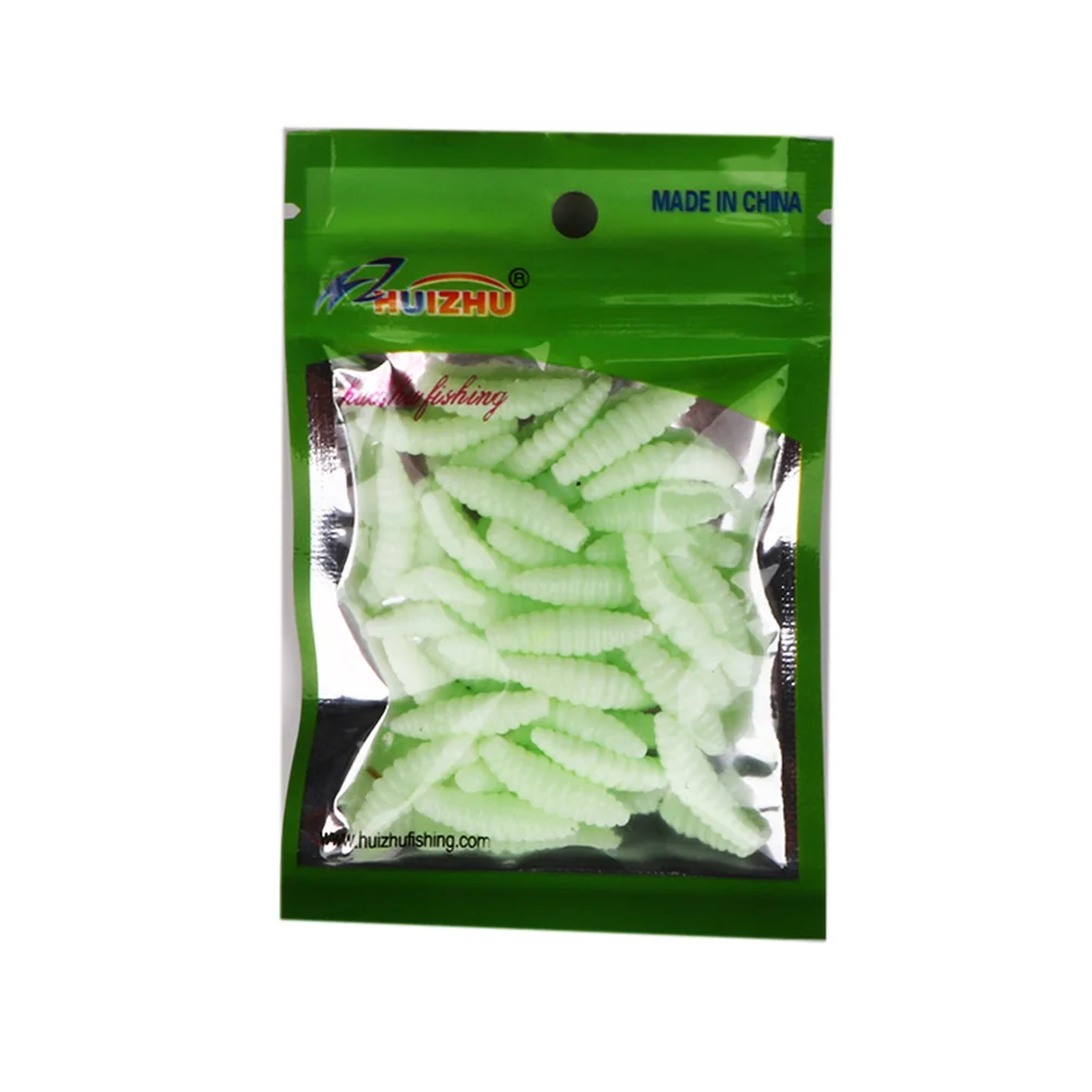 

RTS 2cm Soft PVC Plastic Luminous Sanko Worms Fishing Lure