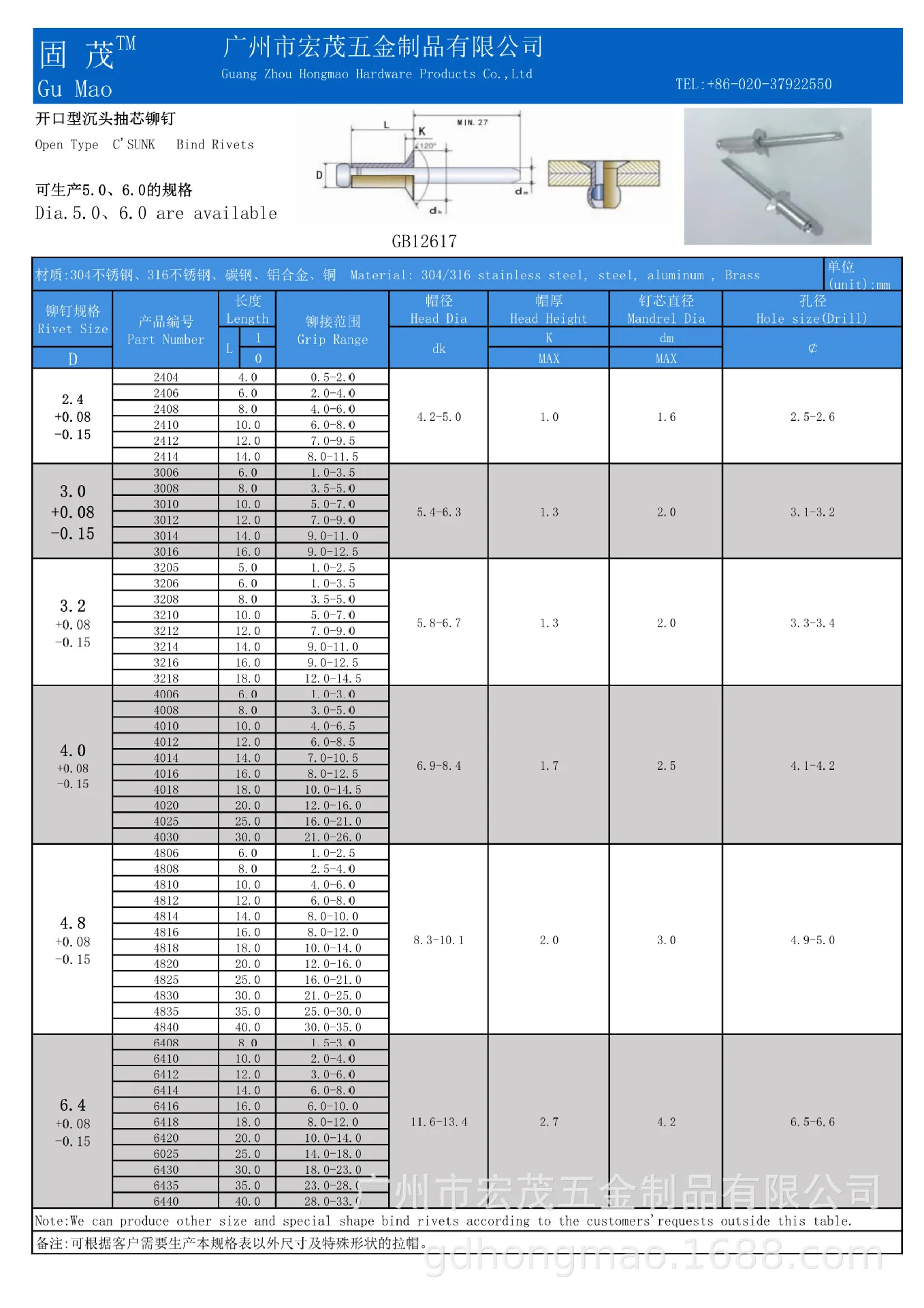 china pop 304/316 all stainless steel open end