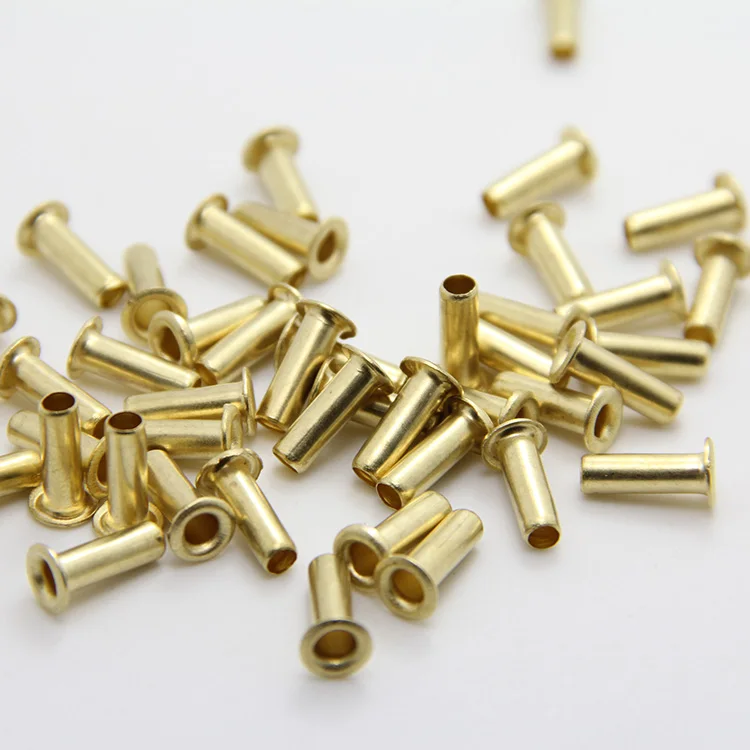 Din 7340 Brass Tubular Rivets Hollow Tubular Rivets Buy Hollow