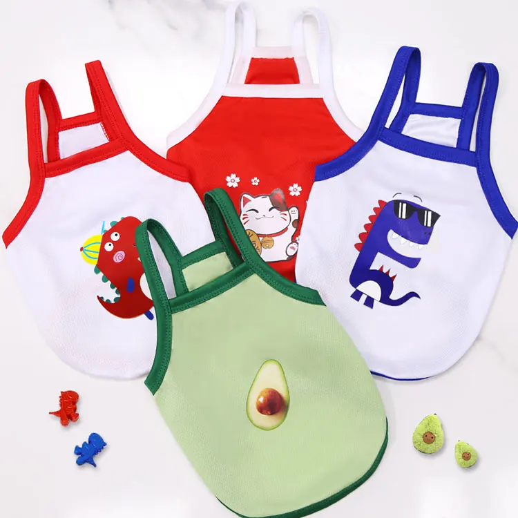 

High Quality Pet Clothes Polyester Dogs Vest, Wholesale Dogs Accessories And Clothing Breath Dog Vest#