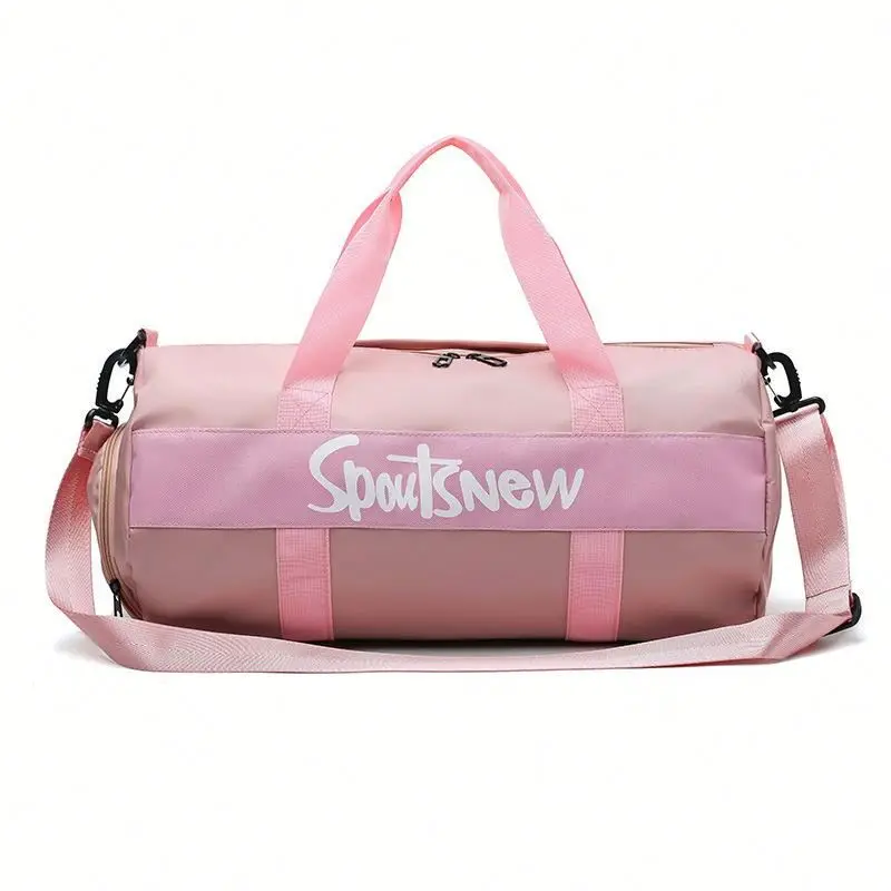 

Waterproof Sports Travel Gym Duffle Bags with Shoe Compartment and Wet Pocket for Girl Women