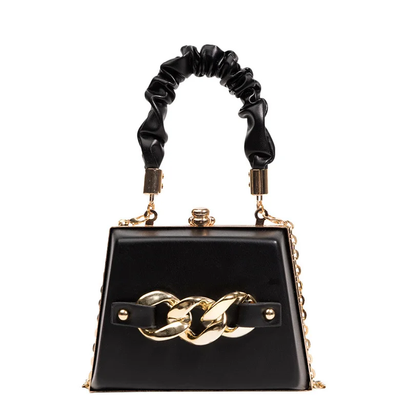 

New 2022 designer mini handbag thick chain decoration mini evening cosmetic box ladies hand bag womens shoulder bags