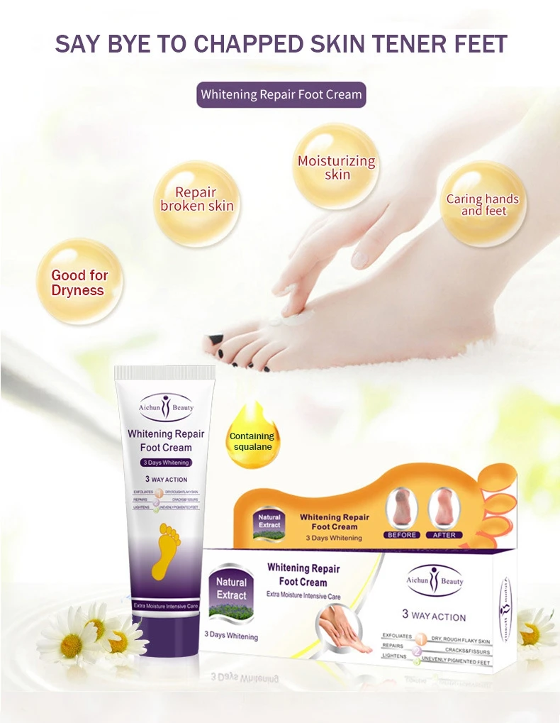 Foot Cream Moisturizing Relief Skin For Dry Cracked Heels Callused Feet