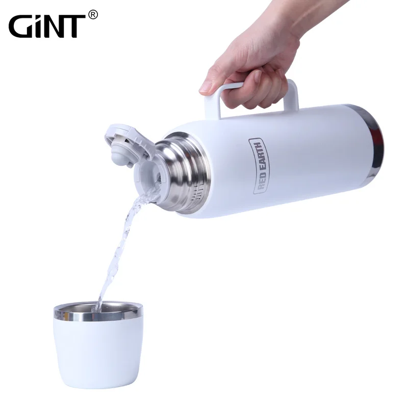 

GiNT 1.5L Amazon Hot Selling Stainless Steel Vacuum Flask Camping Kettle Insulated Bottles with Handle, Customized colors acceptable