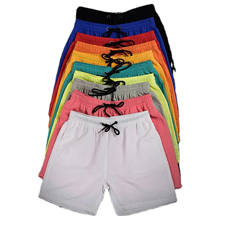 

2021 10 Colors Summer Mens Surf Board Blank Beach Shorts Mens Boardshorts Wholesale, As show