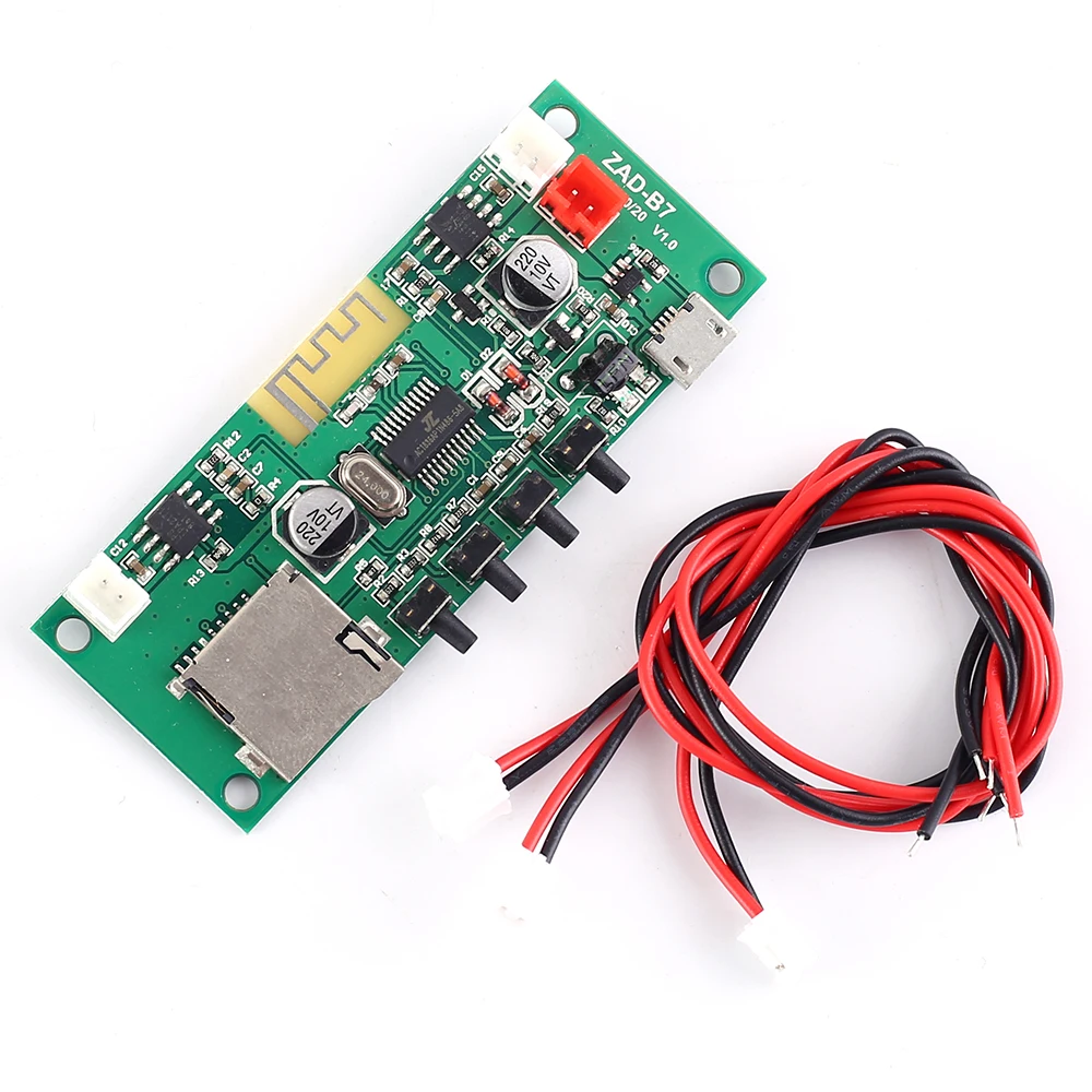 

DC 3.7V 5V Blue-tooth MP3 Decoder Amplifier Module 5W Stereo Wireless Lossless Music Player Mp3 decoder board