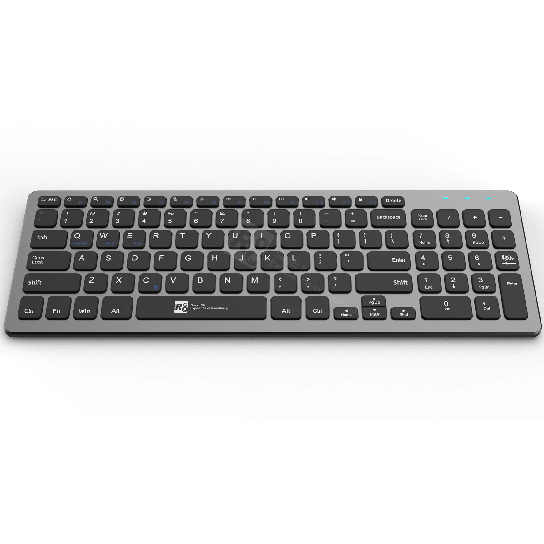 

Top Selling Products 2021 Wireless RK61 Laptop 2.4G&BT Custom Keyboard Teclado Inalambrico keyword1 For PC Computer, Black