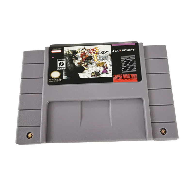 

16 bit game cartridge with box US Version NTSC SNES