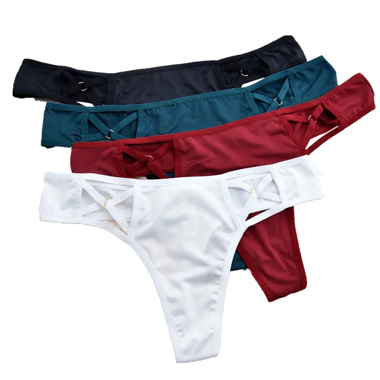 

Wholesale Sexy Women's Thong Briefs Soft Thong Panties T Back Thong For Girls, Customized color