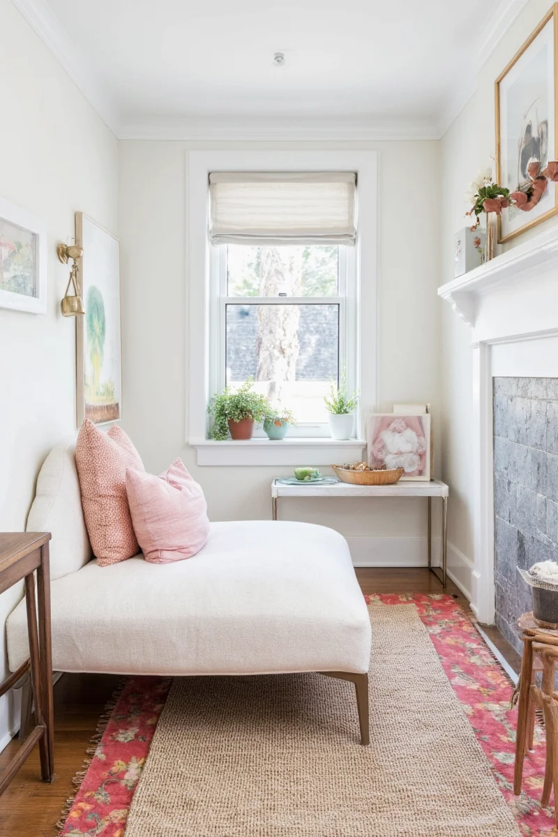 Small apartment with kids' play area and storage solutions