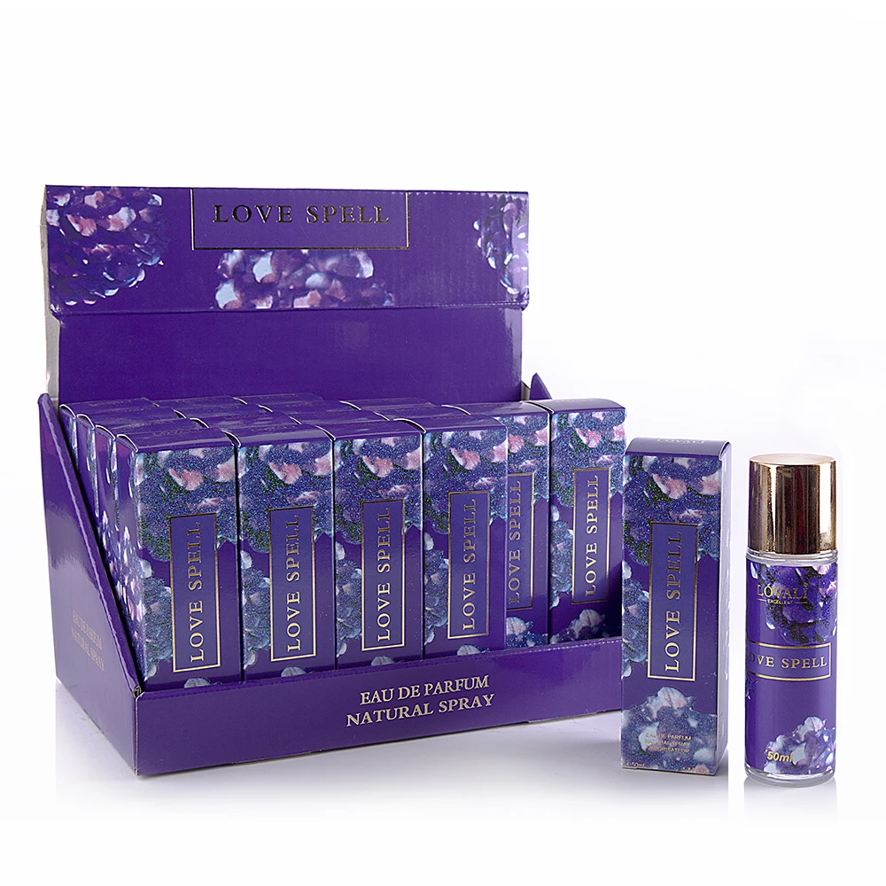 

Hot Selling 50 ML Body Perfume Fine Fragrance Mist Spray Love Spell For Women