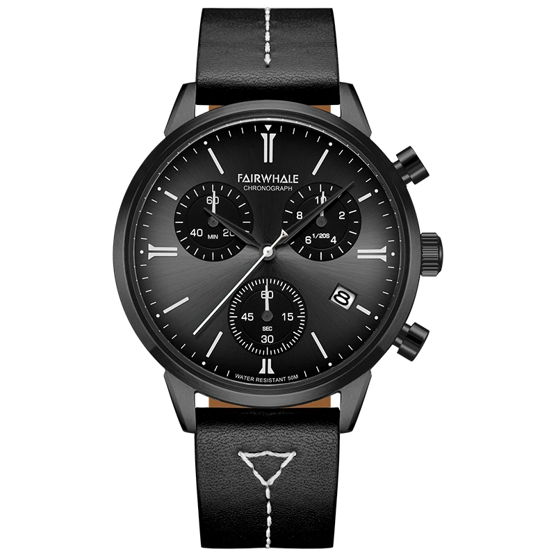 

2021 New Fashion Mens Watches with Stainless Steel Top Brand Luxury Sports Chronograph Quartz Watch Men Relogio Masculino, 4 colors