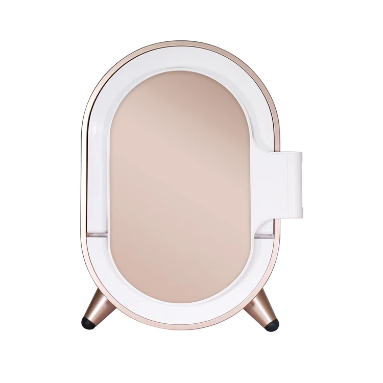 

Smart Facial Skin Analysis Skin Analyzer Face Machine skin analyzer machine facial, White + golden