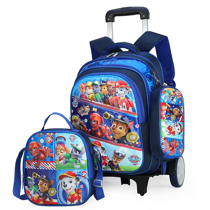 

Trolley School Bags With Wheels Suitcase For Children Scooter Backpack Cartoon 3D 3Sets Printing Kids Eva Backpack School Bag, Customized color