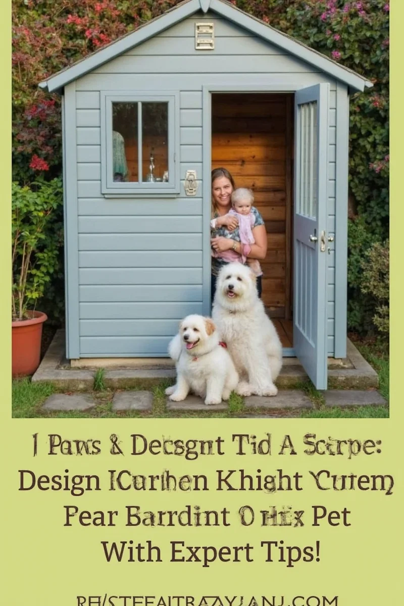 paws relax how to design the cutest garden shed for your pet with expert tips