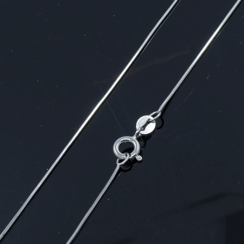 

JKJZ-139 925 Silver Eight side Snake Chains Machine Made Chain Real corrente de prata Silver Snake Chain