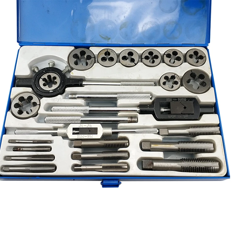 Ok47 Screw Plate Set For Metric Coarse Threading With One Tape And One