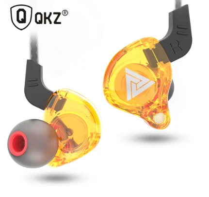 

QKZ AK6 HiFi Music In-Ear Noise Cancelling Sport Earphone For Running With Microphone, Red, blue,black,green, yellow,green