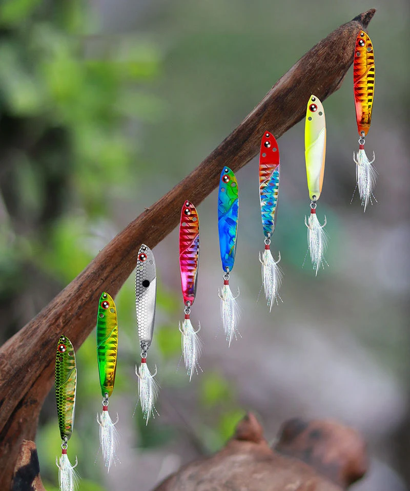 

Jetshark 7g/10g/15g/20g 8 Colors Strengthen The Three Hooks 3D Eyes Simulated Jigging Fishing Lures