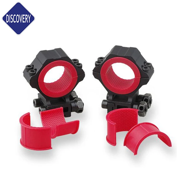 

DISCOVERY 180203 Scope Universal Scope Mount Rings High Profile for Picatinny Multi-diameter anti-slip Gun Aiming Seat