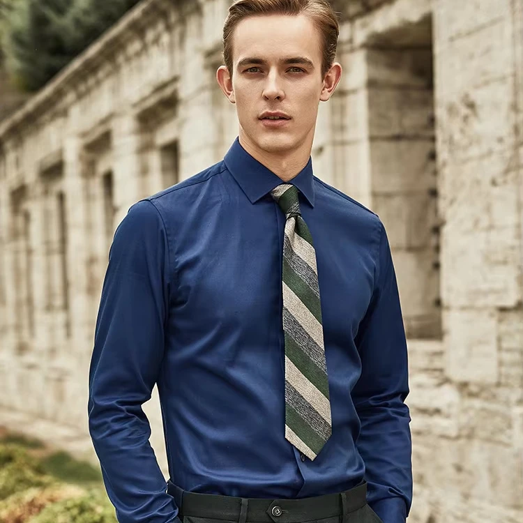 Long Sleeve Custom Designer Shirt Man Formal Dress Shirt for Men