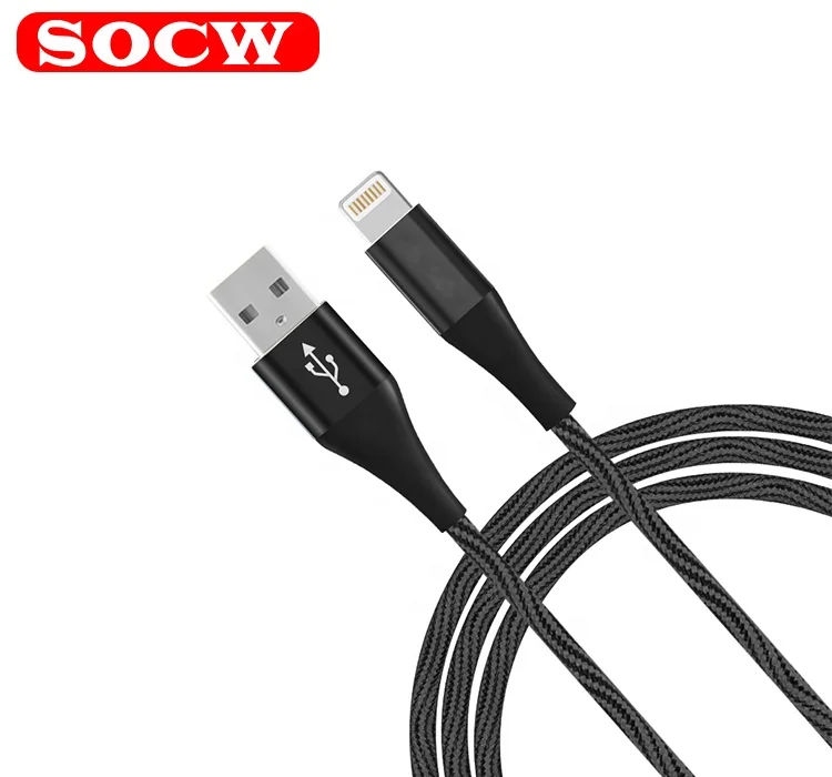 

SOCW Wholesale fast Charging Charge Data USB Cable Charger Cabel, Customized color