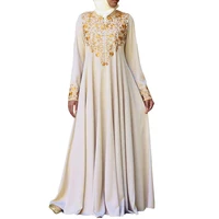 

Dubai abaya wholesale maxi dress long sleeve floor length embroidery kaftan muslim dress islamic women clothing abaya