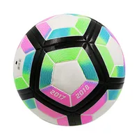 

Thermal-bond seamless PU or TPU leather soccer ball football for club match and training official size 5 premier soccer ball