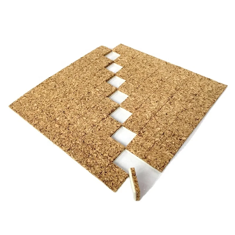 

Glass Protecting Adhesive Cork with Cling Foam Cork Separator Pads