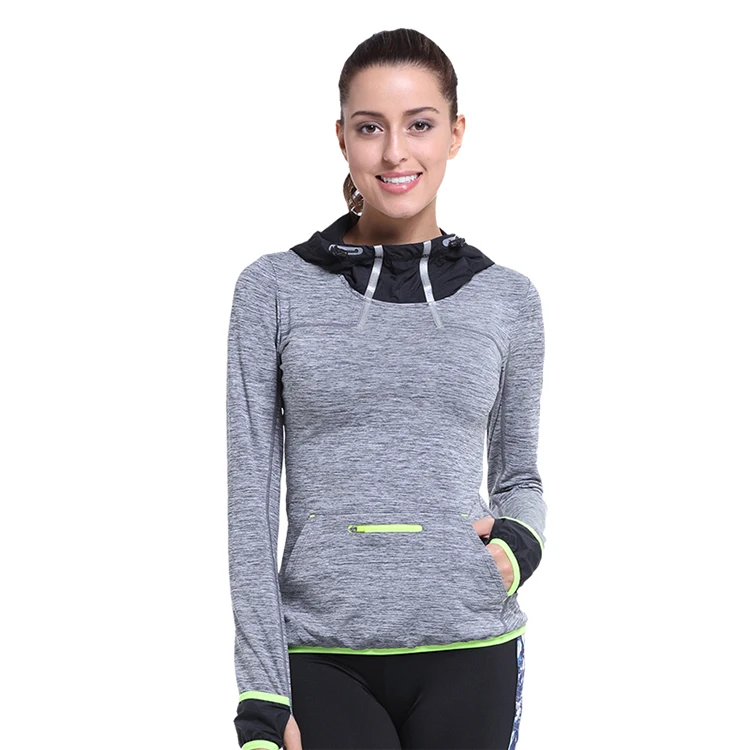 

women's long sleeve running tops custom workout shirts, Custom color
