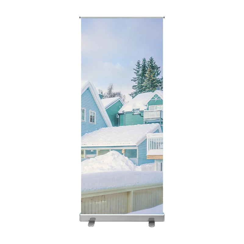 

Retractable banner stand Cheap portable advertising aluminum roll up banner stand