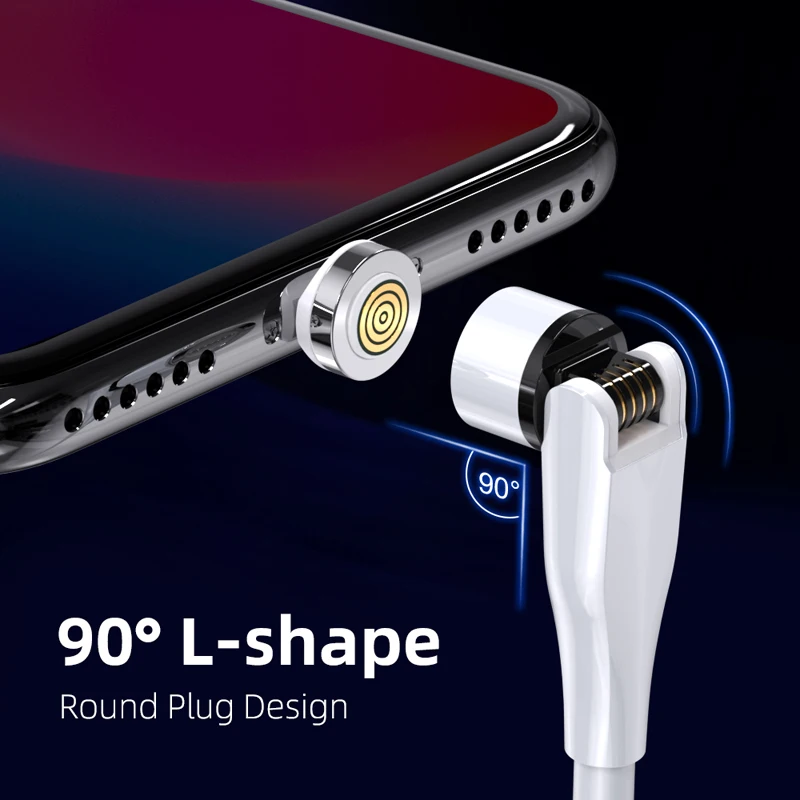 

Data Magnetic Charger for Iphone Samsung Huawei Type C Cable Micro-Usb Adapter Card Connector Cabel Et Portable Hub Micro Usb, Black/white