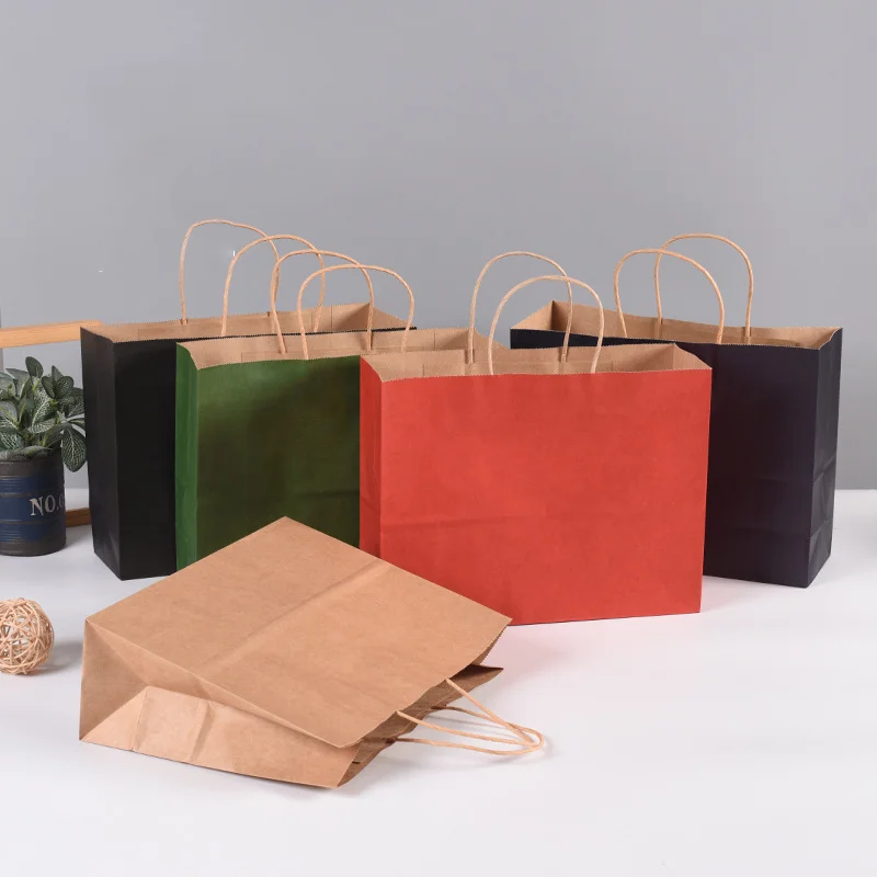 

HDPK 2022 Large gift packaging eco-friendly kraft paper bag